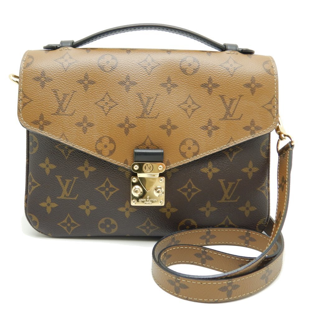 Louis Vuitton Monogram Reverse Pochette Metis MM Brown